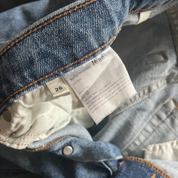 COPY - REFORMATION High-Rise Skinny Leg Jeans Size 26 - Picture 7 of 10